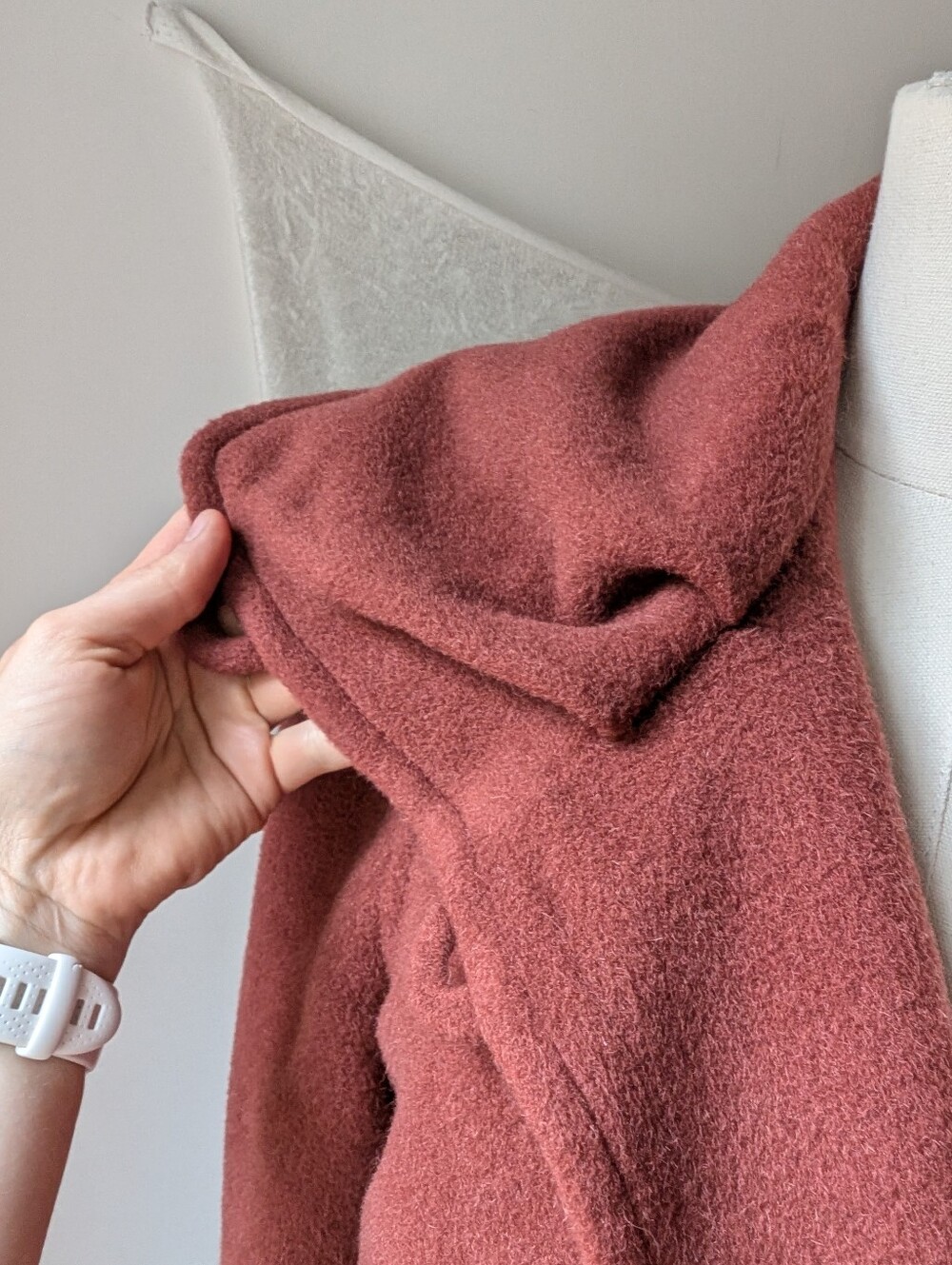 Luxury Peruvian Connection Fritzovia Wool Alpaca Soft Texture Large Collar - Picture 9 of 14